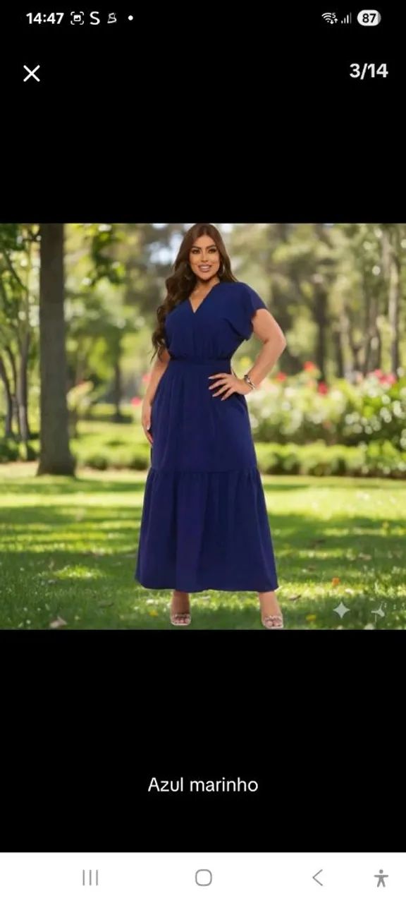 Vestidos plus size até 48 ou mais  - Foto 2