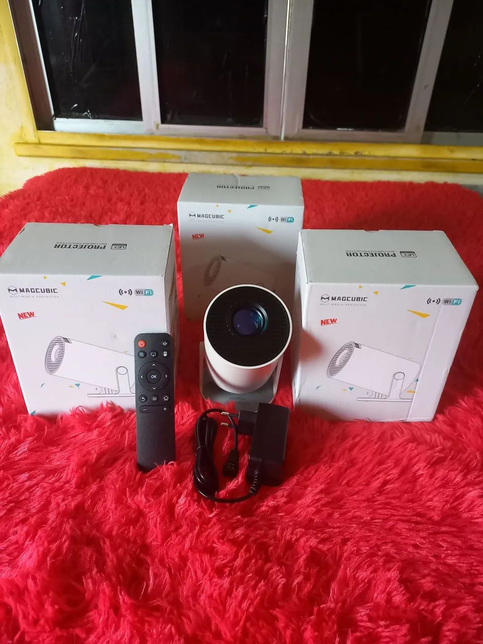 Vendo Projetor original Hy300 pro  magicubic cinza na caixa ?  com Garantia!! - Foto 4