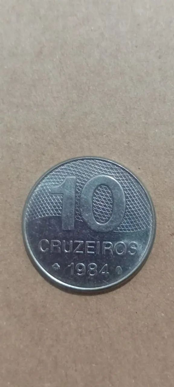 Moeda Antiga 10 Cruzeiros 