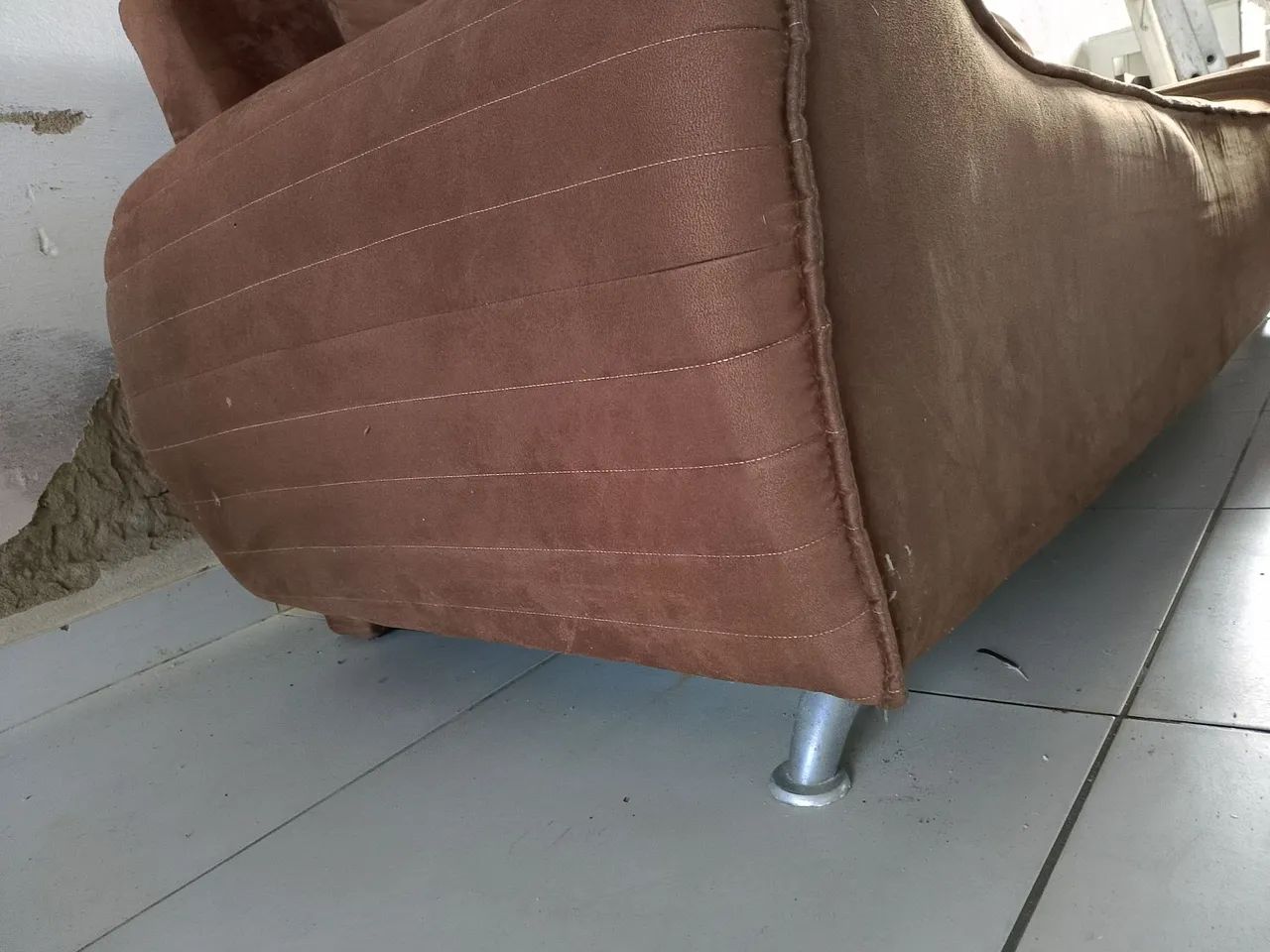 Poltrona sofá de veludo  - Foto 3