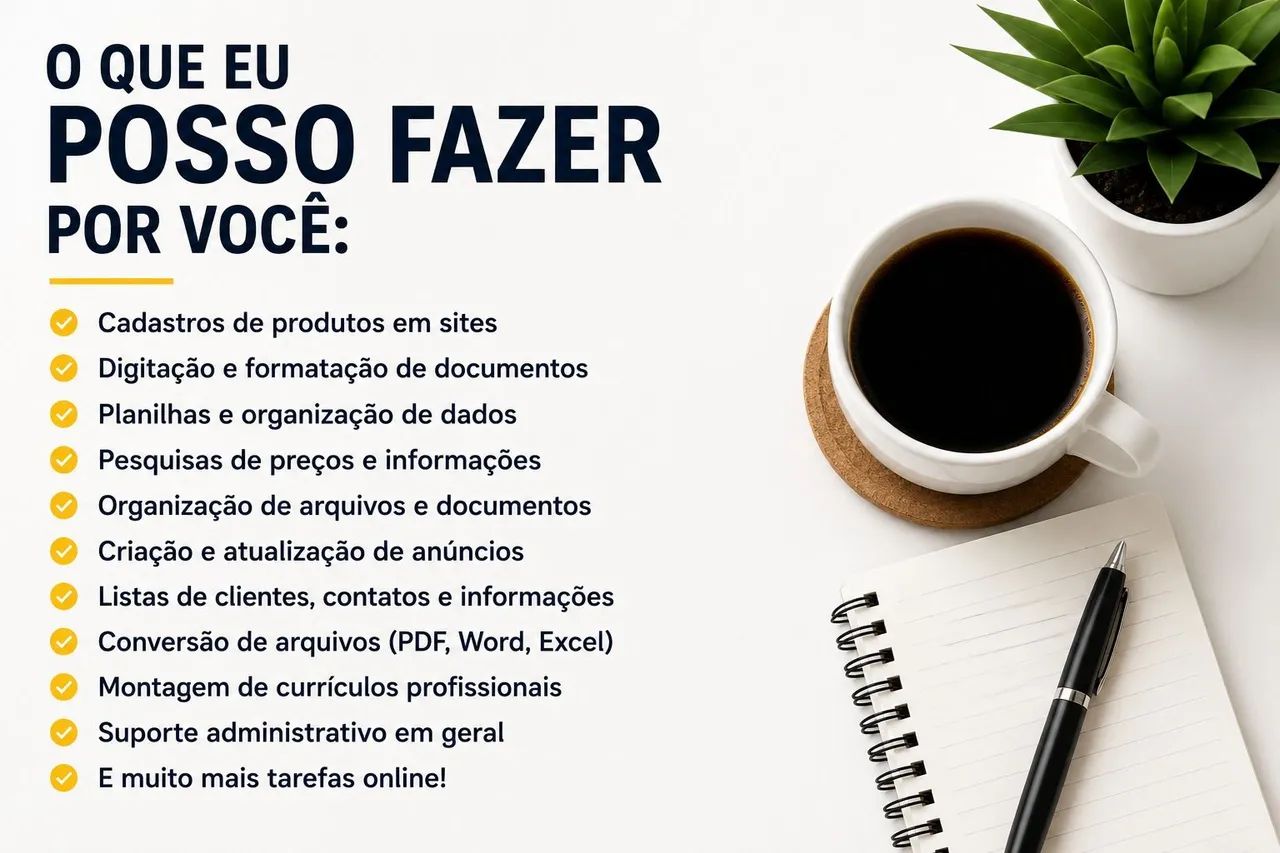 Assistente virtual |  planilhas, cadastros, digitação e serviços online - Foto 2