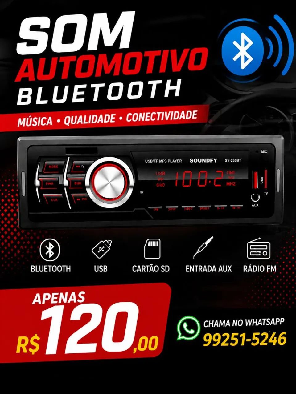 Som carro - Foto 2