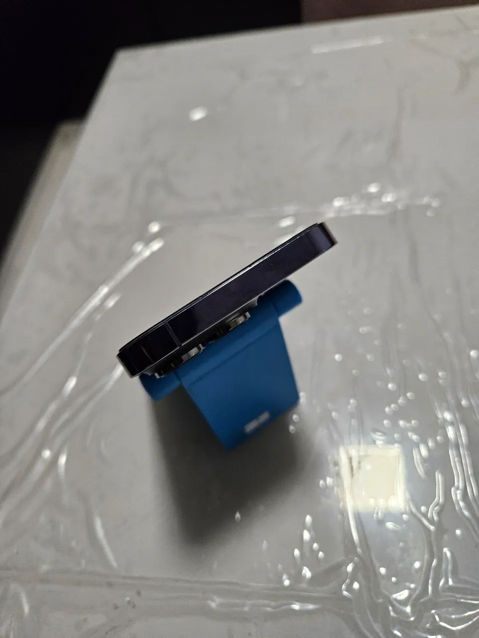 Vendo iphone 14 pro, na cor roxo, 128 gb,com saúde da bateria de 77% - Foto 4
