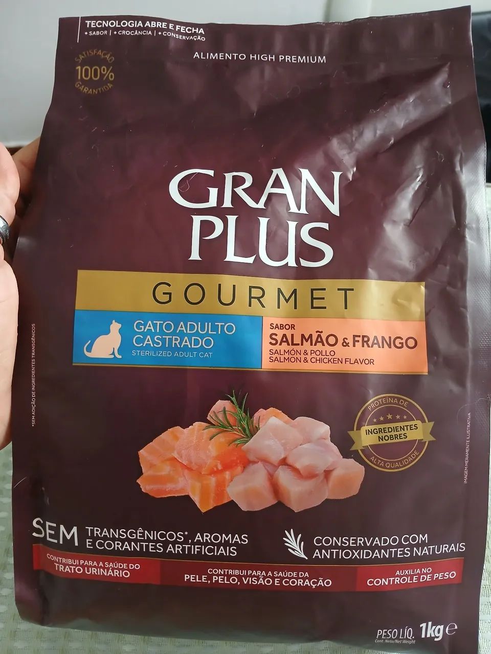 Ração Gran plus gato