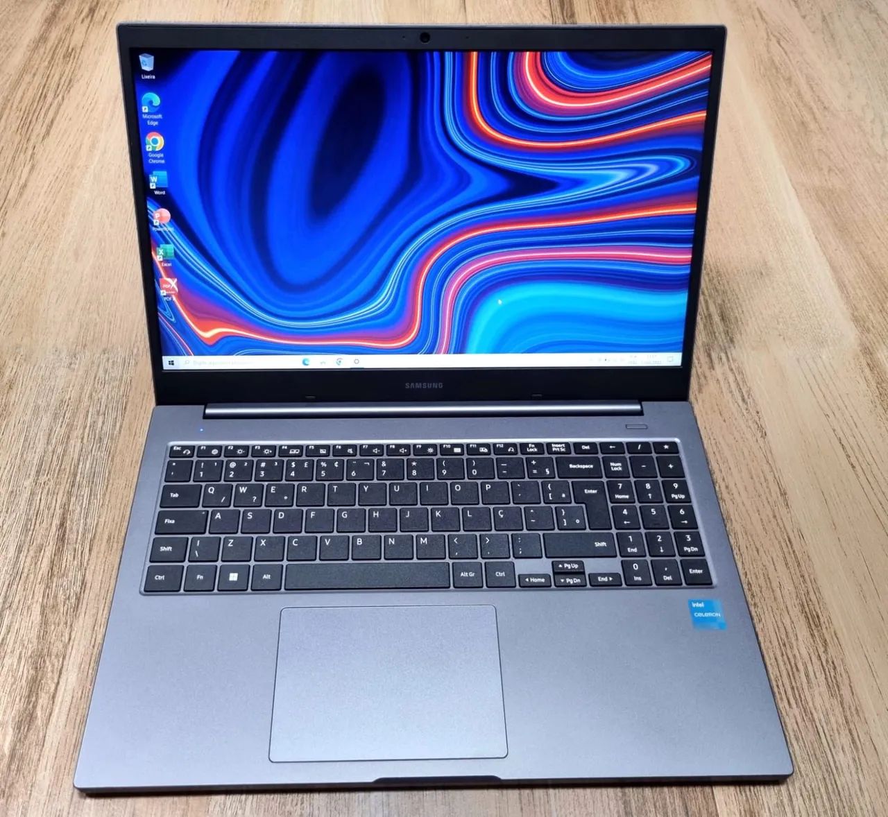 NOTEBOOK SAMSUNG BOOK CELERON 6303 (ULTIMA GERAÇÃO)/SSD 256GB (NOVO)