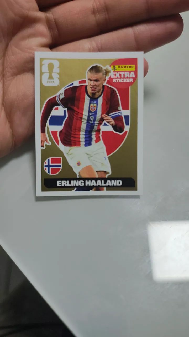 Figurinha legend ouro do haland 2026 - Foto 3