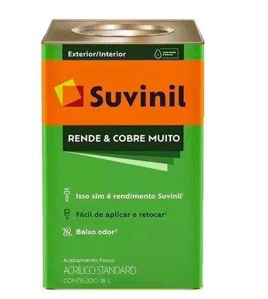 Tinta 18 Litros Suvinil Cobre e rende muito