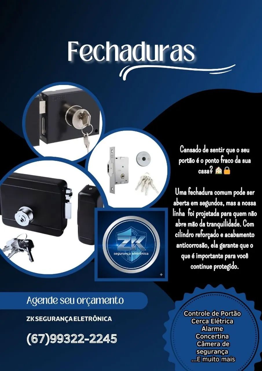 Fechadura Para Portão Social Tecnologia ao Seu Alcance