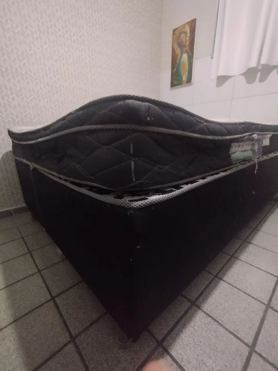 CAMA DE CASAL: COLCHÃO + BOX  - Foto 5