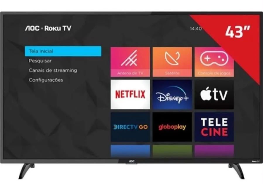 Vende-se tv AOC 43 polegadas 