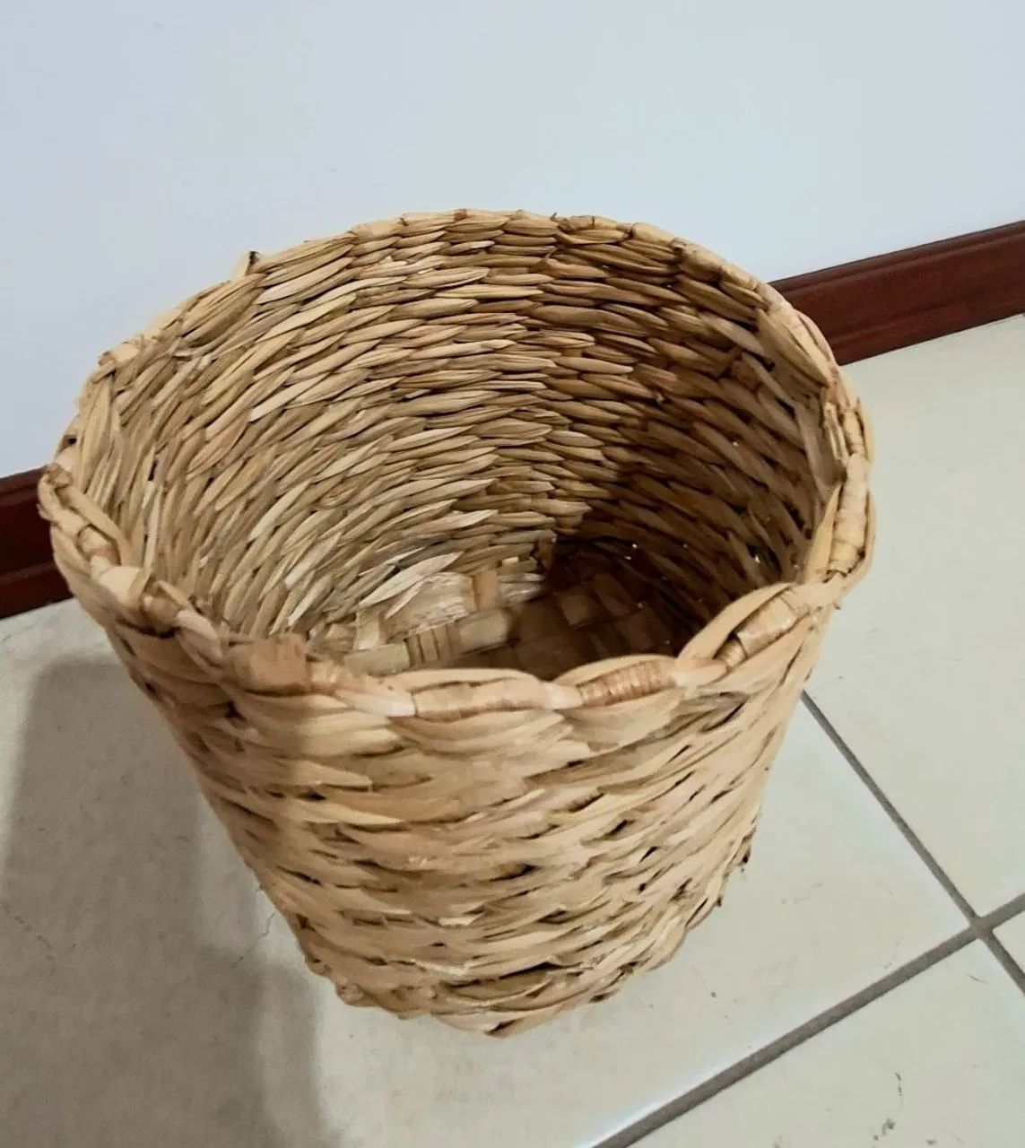 CACHEPO DE PALHA TABOA 20 CM - ESTILO RÚSTICO, BOHO, SUSTENTÁVEL  - Foto 5