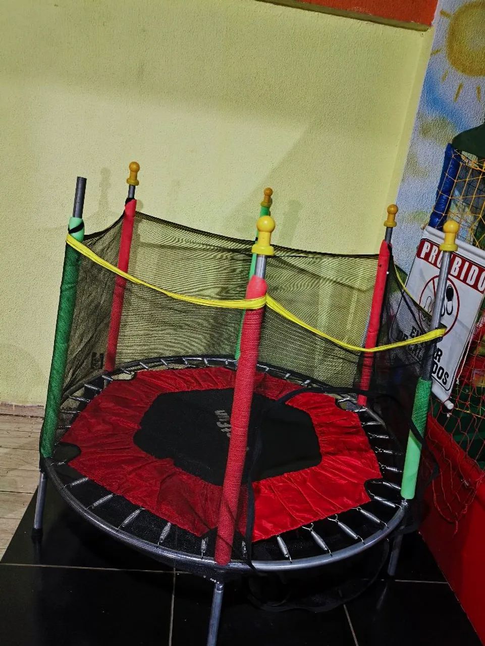 Brinquedos cama elástica infantil de 1 40mts 