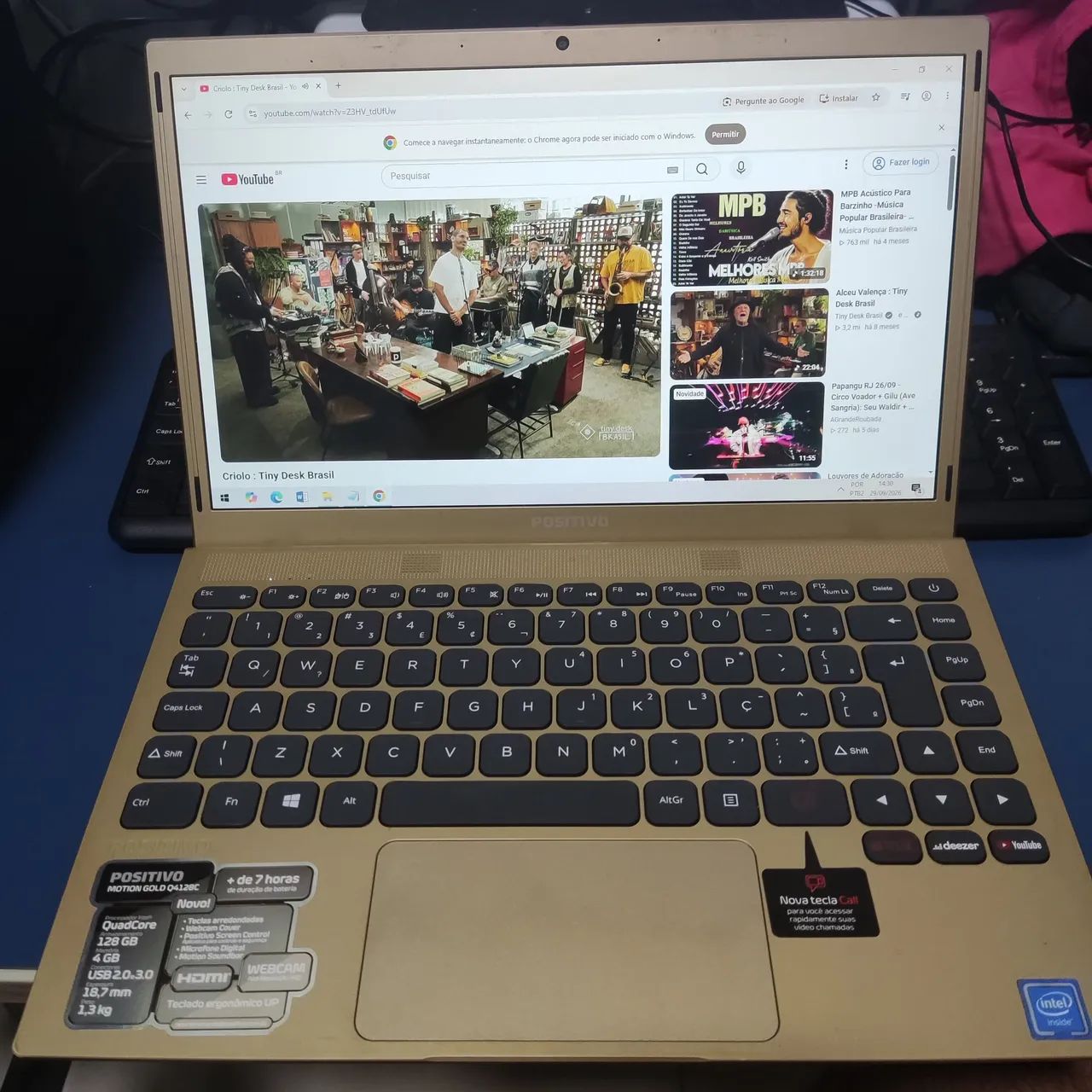 Notebook Positivo Motion Gold Q4128C