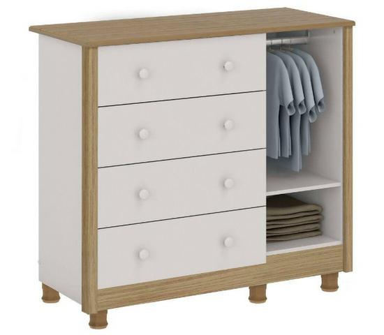 Cômoda em MDF Lisi com 4 Gavetas - Peroba Móveis 9. * - Foto 2