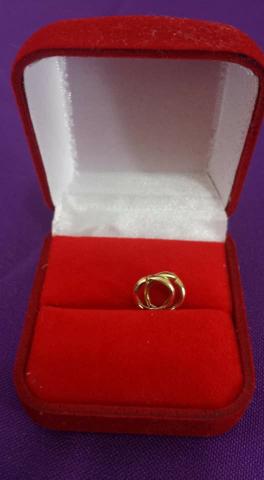 Brinco Argola Ouro 18 K - Foto 2