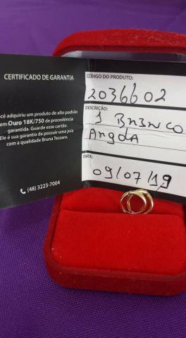 Brinco Argola Ouro 18 K - Foto 3