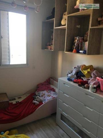 Apartamento com 3 dormitórios à venda, 60 m² por r$ 330.000 - parque bandeirante - santo a - Foto 6