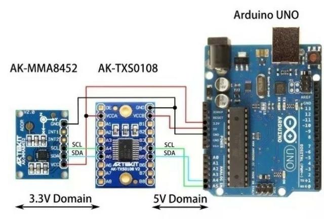 COD-AM271 Módulo Conversor De Nivel Lógico 8 Canais Txs0108e I2c Arduino Automação Rob