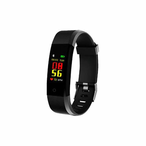 Pulseira Inteligente Fitness Prova Dágua Smartband Preto
