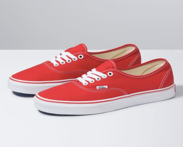 vans authentic vermelho
