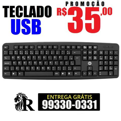 Teclado USB para PC (entrega grátis)