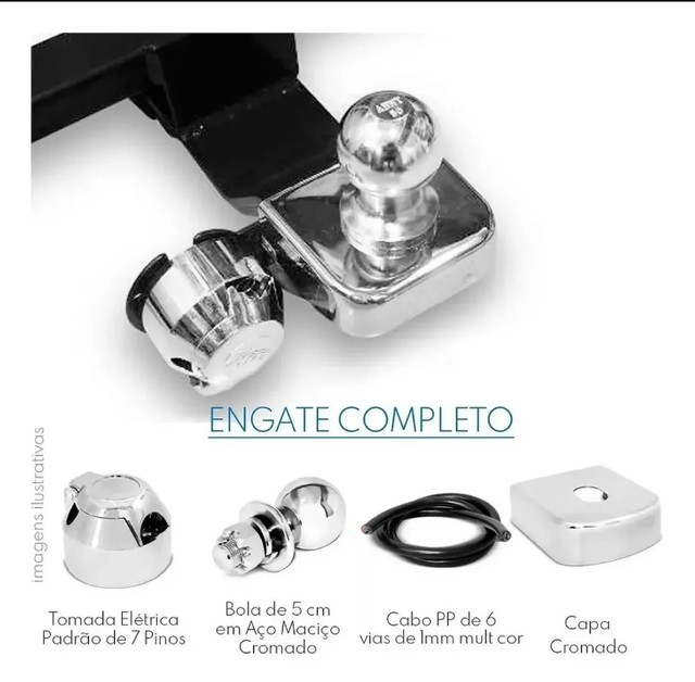 Engate Reboque Nissan Kicks 16 a 23 - Foto 2