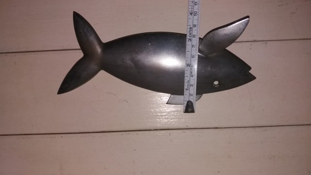Antigo Peixe Cromado. Conforme fotos. - Foto 4