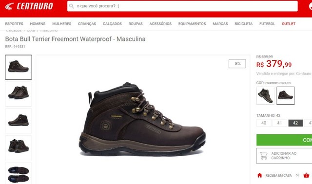 Bota Bull Terrier Freemont Waterproof - Masculina - Roupas e calçados -  Prado, Belo Horizonte 1010678185 | OLX