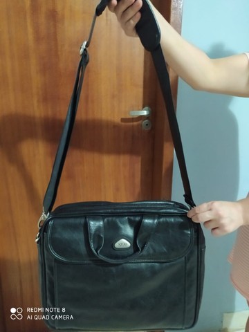 antler leather laptop bolsa