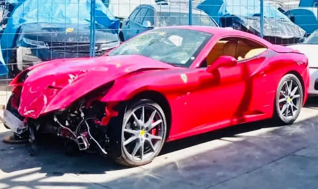 SUCATA FERRARI CALIFÓRNIA 2012/2013 CILINDRADAS:4297 POTÊNCIA:490CV