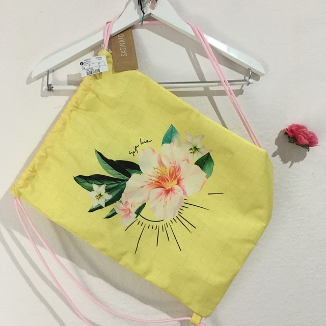 Mochila Bolsa nova ideal para academia e praia - Foto 3