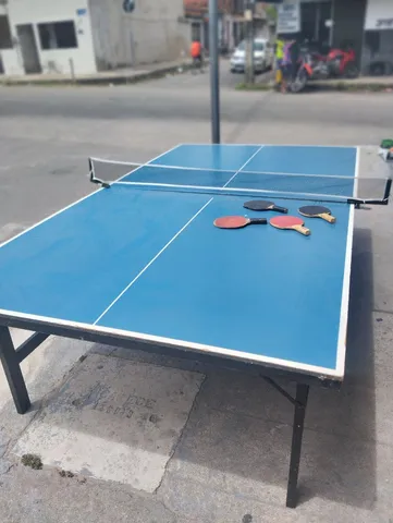 Mesa de ping pong Klopf 1010 fabricada em MDP cor preto