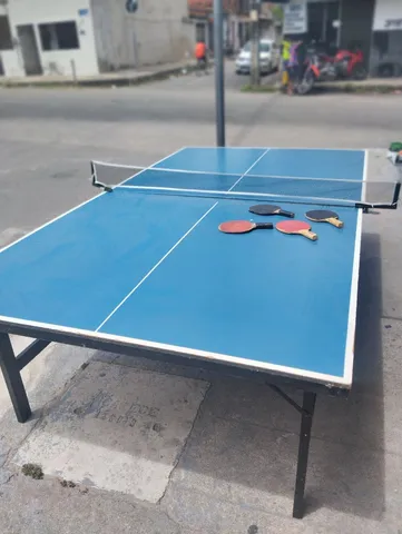 Mesa de Ping Pong/ Tênis de Mesa Klopf Dobrável com Rodas, Jogo de  Tabuleiro Klopf Usado 41132775