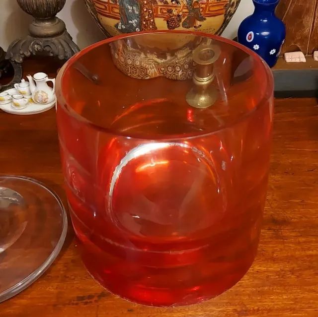 Antigo porta gelo em Acrílico  - Foto 3