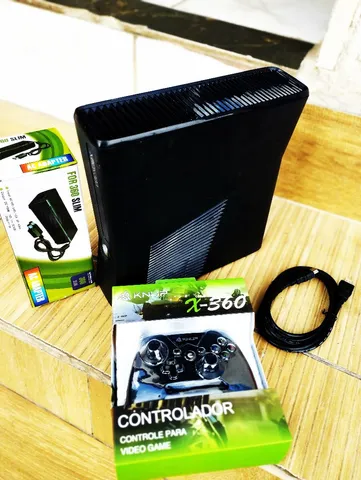 Xbox 360 Slim Destravado RGH - Mundo Joy Games - Venda, Compra e