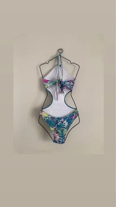 Maiô estampado com bojo Tamanho P - Foto 2