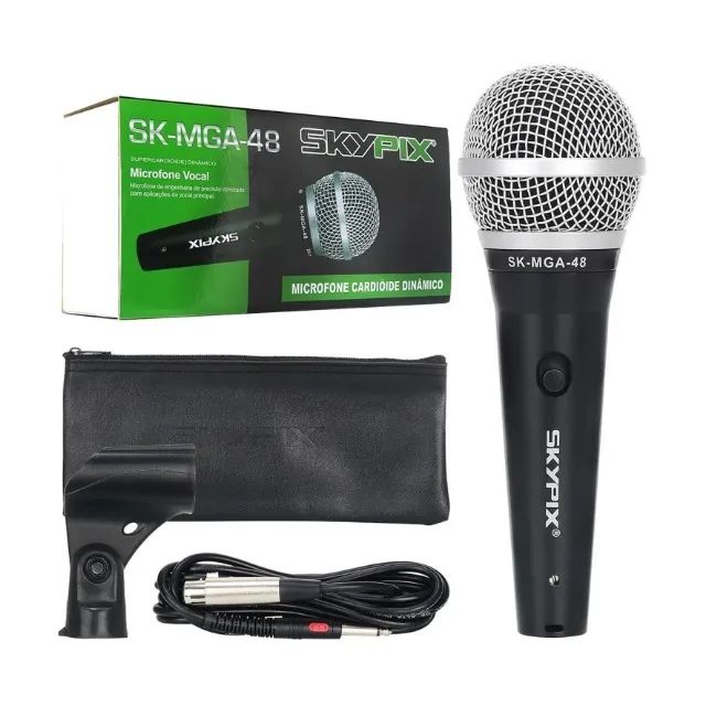 Microfone com fio profissional