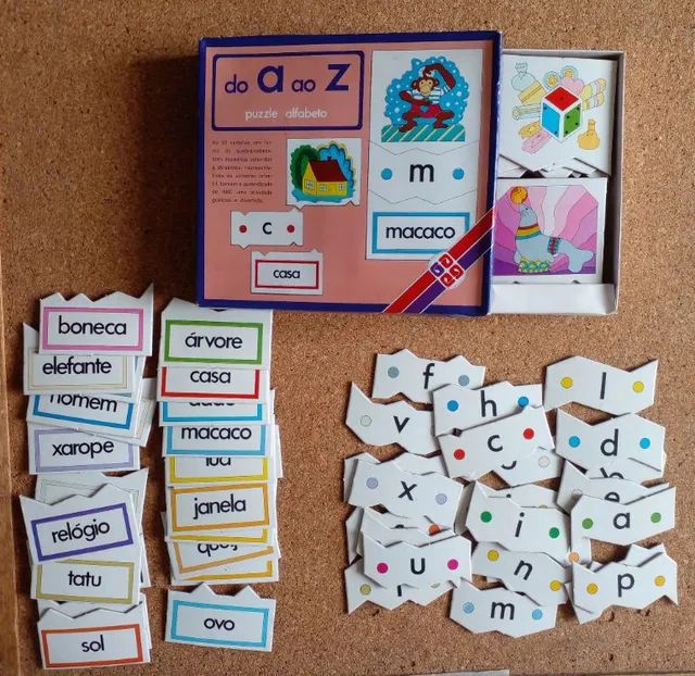 <br>Quebra-cabeça infantil do A ao Z