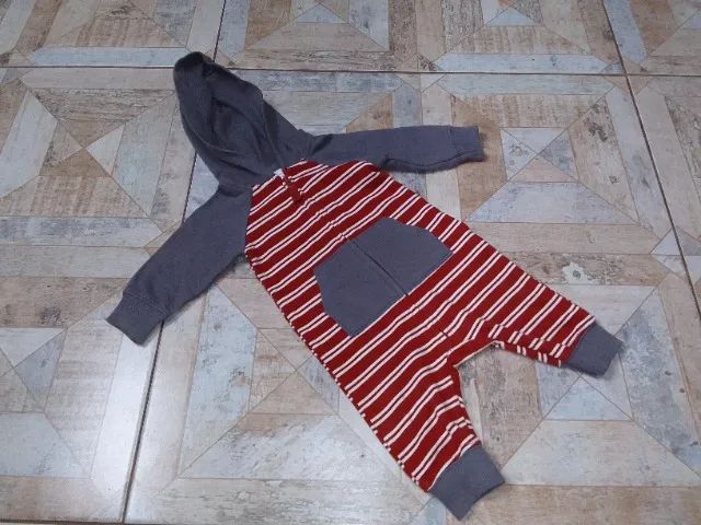 Macacão Bebê Menino Moletom Original Carter S Tam. 3 Meses