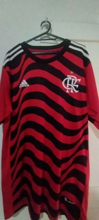 Camisa do flamengo ondulada 