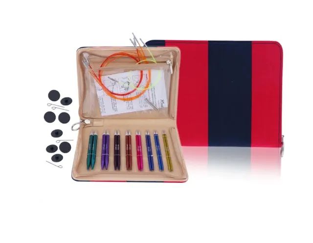 Kit Agulha Tricô Circular Intercambiável Zing Knit Pro
