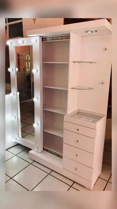 Penteadeira com Espelho e Iluminação - Branca - Foto 2