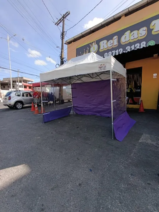 Tenda sanfonada tamanhos diversos para Eventos - Novo!