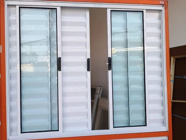 veneziana aluminio branco 1,00x1,20 - pagamento na entrega - frete a/c