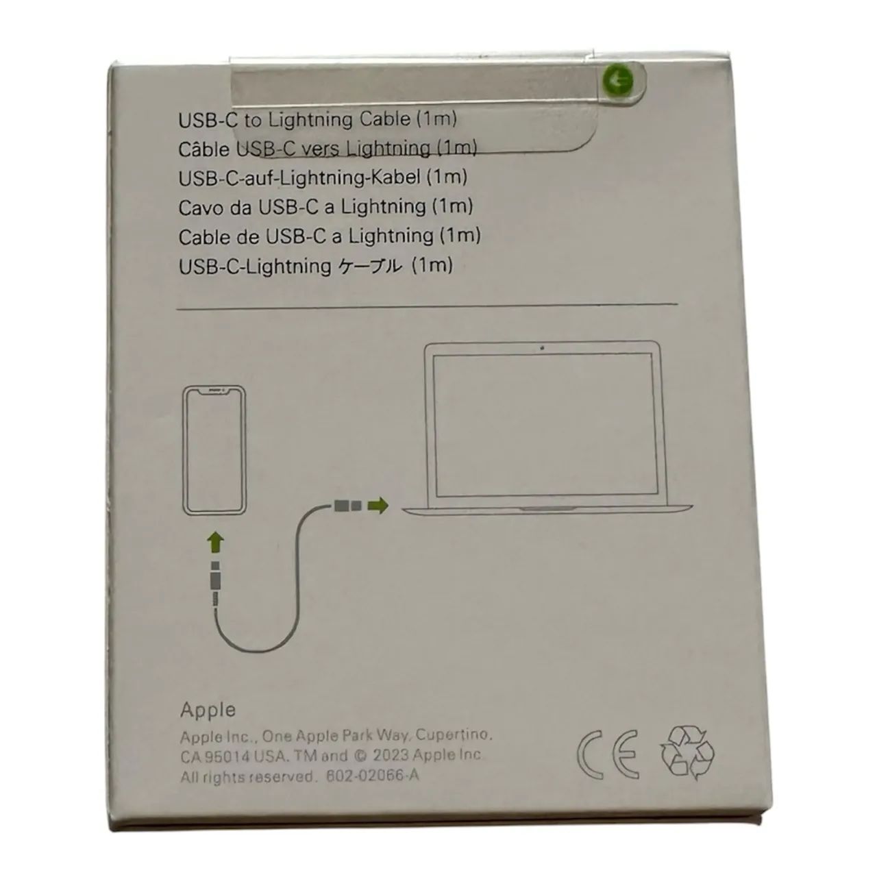 Cabo USB-C para Lightning 1m Apple  - Foto 2