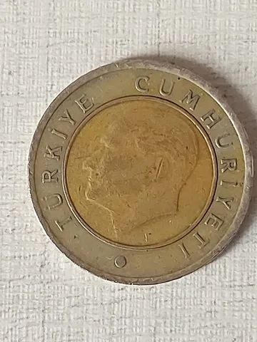 Moeda Lira Turca bimetal diversas datas - Foto 3