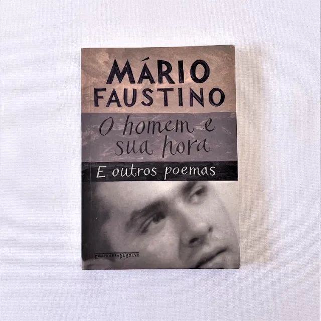 (Aceito cartão) Livro O Homem e Sua Hora e Outros Poemas de Mário Faustino