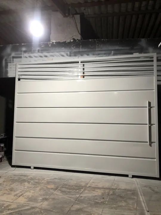 Portão galvanizado de garagem  - Foto 3
