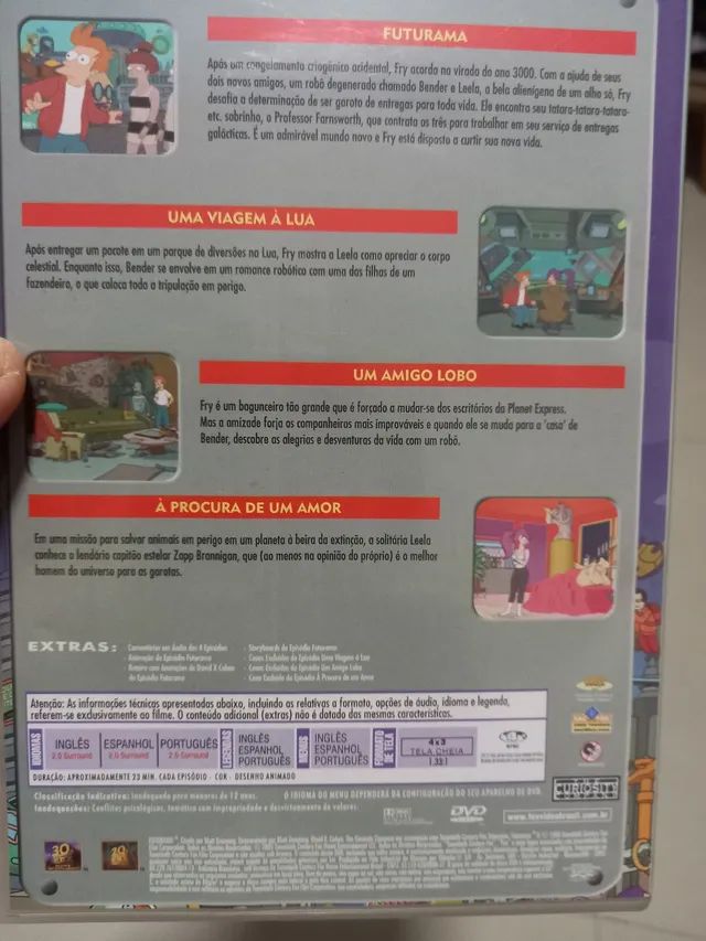 DVD FUTURAMA VOLUME UM - Foto 2