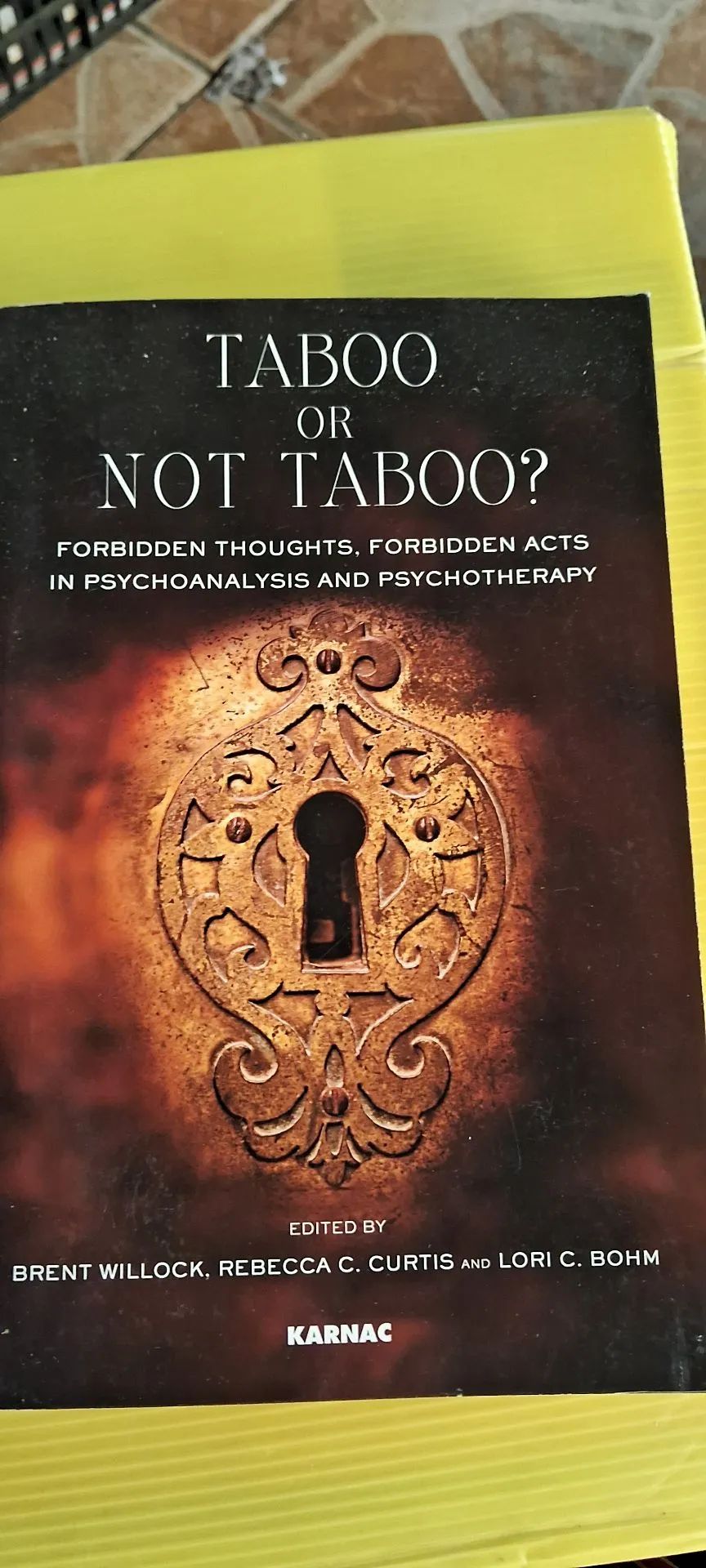 Livro Taboo or Not Taboo? -  Psicologia